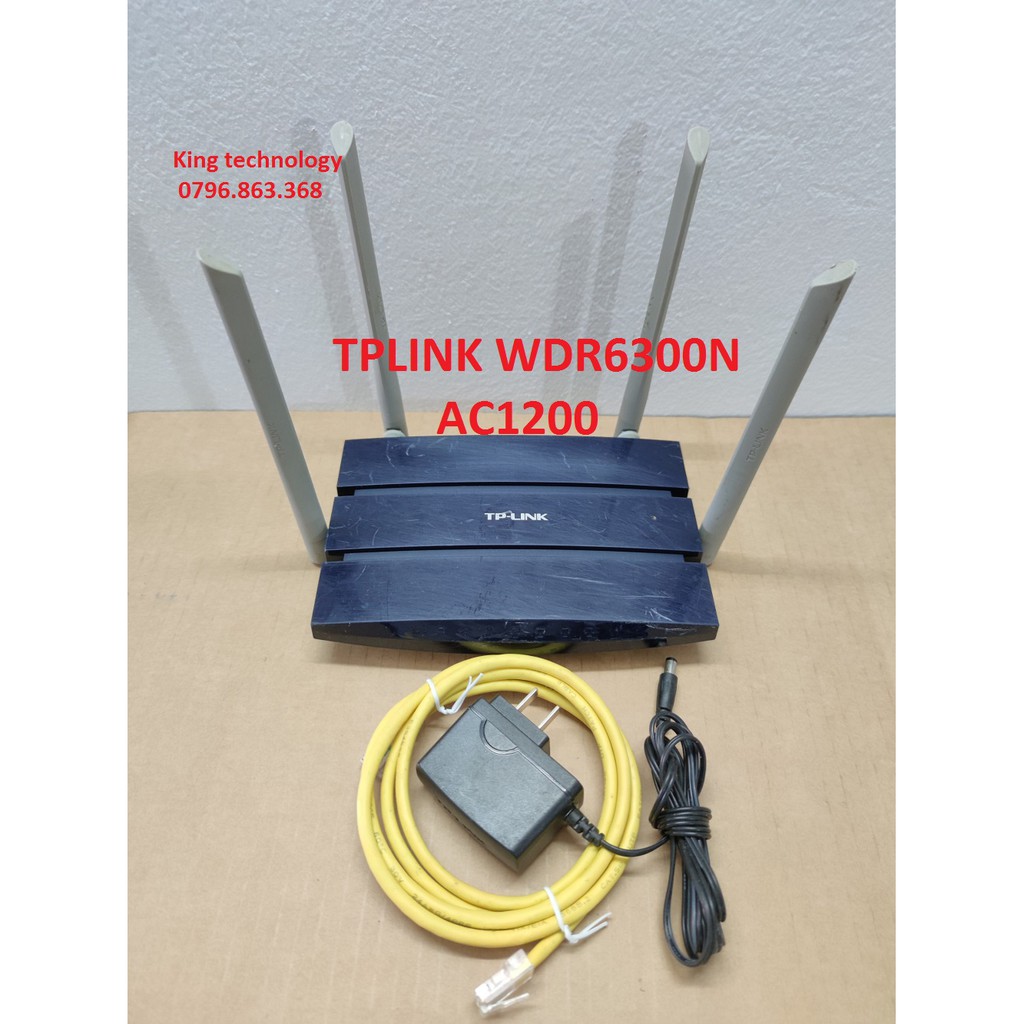 BỘ PHÁT WIFI TPLINK TỐC ĐỘ AC1200 TL-WDR6300 WDR5620 WDR5600 dual band 2.4Ghz vs 5Gghz