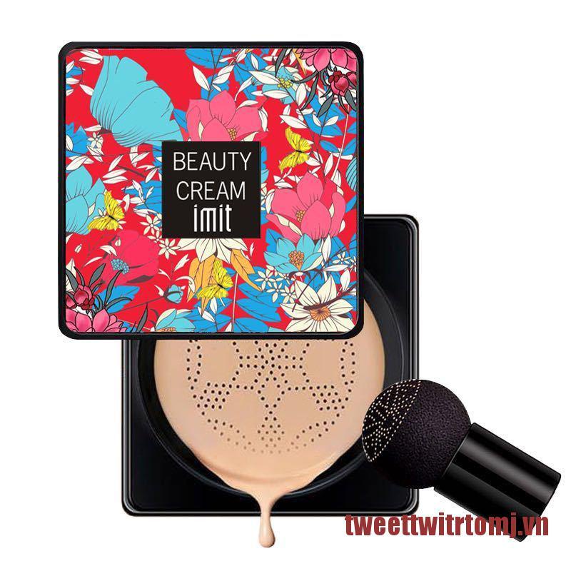 TOMJ Air Cushion Mushroom Head CC Concealer Moisturizing Lady Make up BB Cream