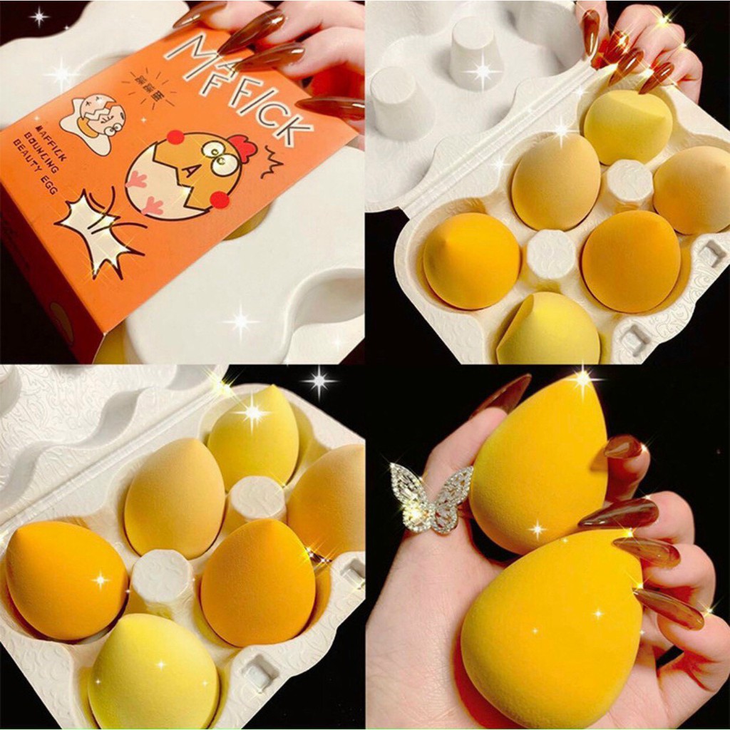 Set bông mút trang điểm gà con và quả bơ mềm mướt dễ tán, tặng 1 son kem khi mua hàng - rubycosmetics | BigBuy360 - bigbuy360.vn