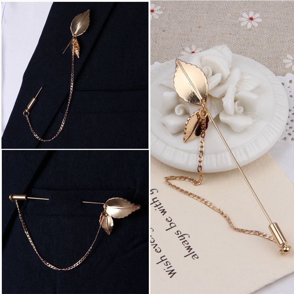 Cài áo hình chiếc lá phong cách cổ điển thanh lịch dành cho cả nam và nữ