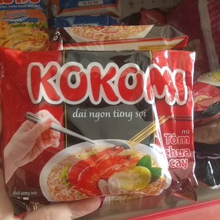 Combo 5 gói mì Kokomi tôm chua cay gói 65g