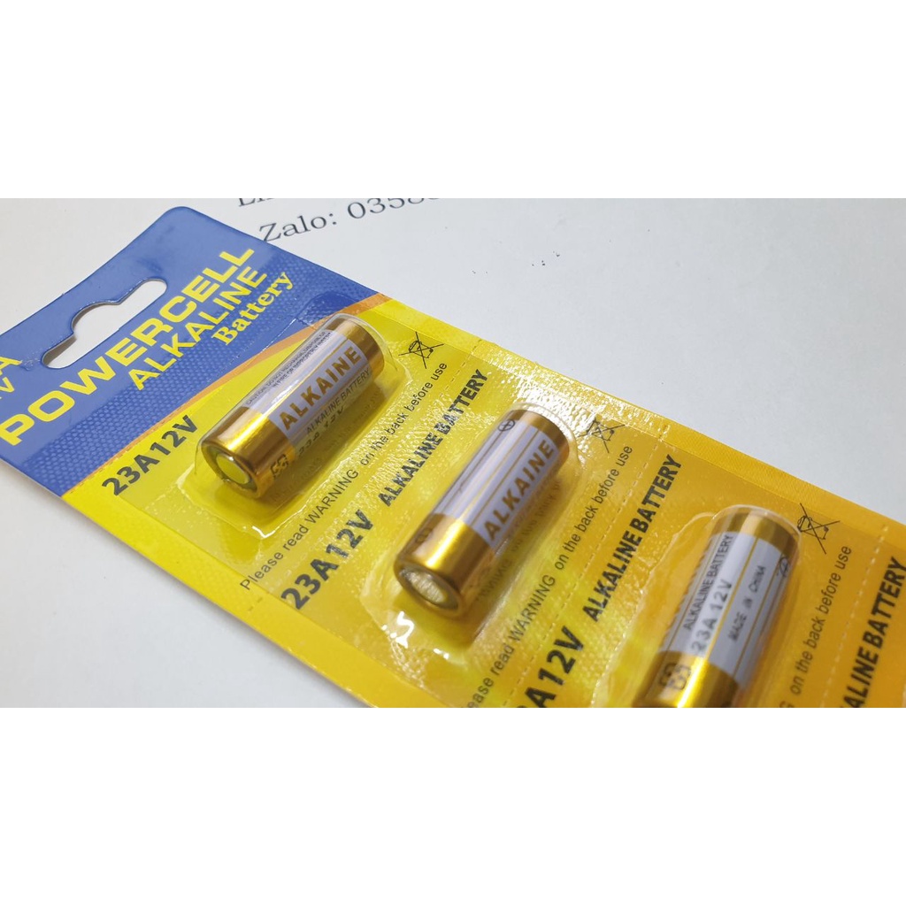 Pin Cửa Cuốn , Pin Điều Khiển  A23 12V Alkaline Battery