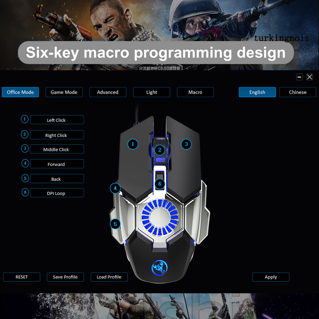 Chuột Quang Chơi Game Có Dây Txsj J700 Có Thể Điều Chỉnh | BigBuy360 - bigbuy360.vn