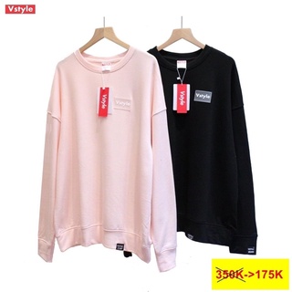 Áo Sweater Basic Logo trong suốt