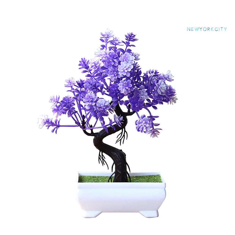 Chậu Cây Bonsai Giả Trang Trí Bàn