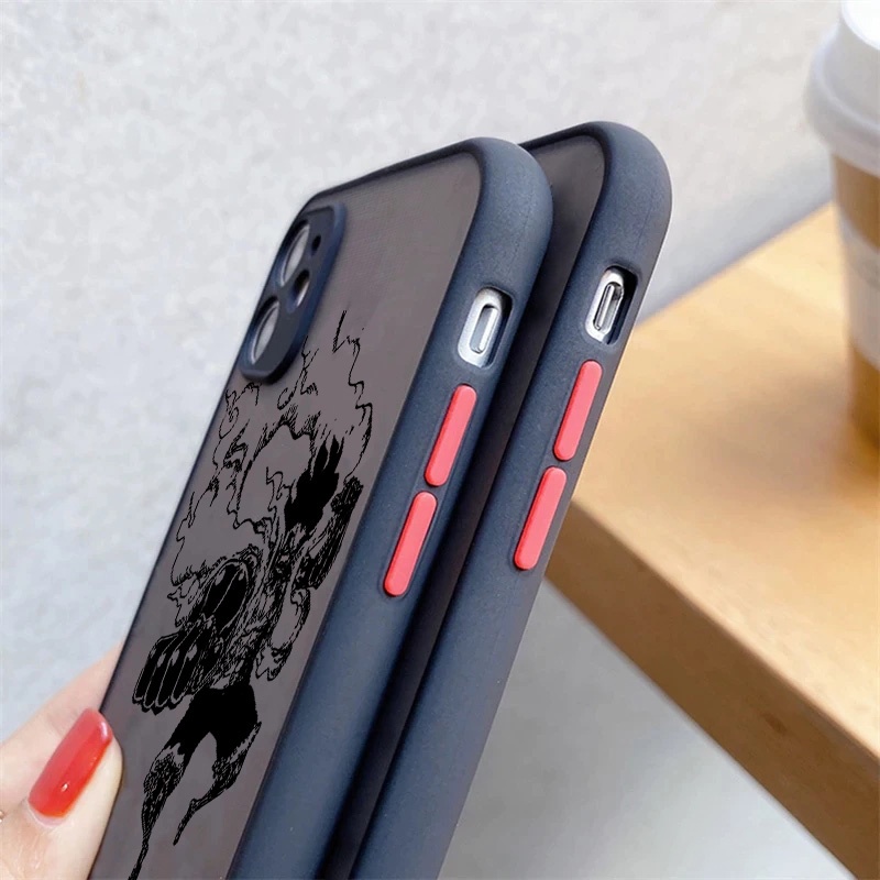 Ốp Điện Thoại Cứng In Hoạt Hình One Piece Cho iPhone 13 Pro Max 12 11 iPhone 8 7 X XS