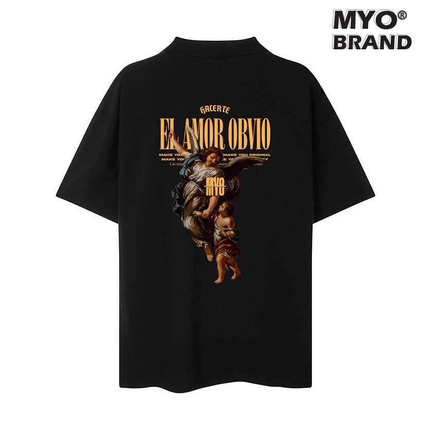 Áo Polo Nam MYO Vải Cotton In Hình Amor Obvio | BigBuy360 - bigbuy360.vn