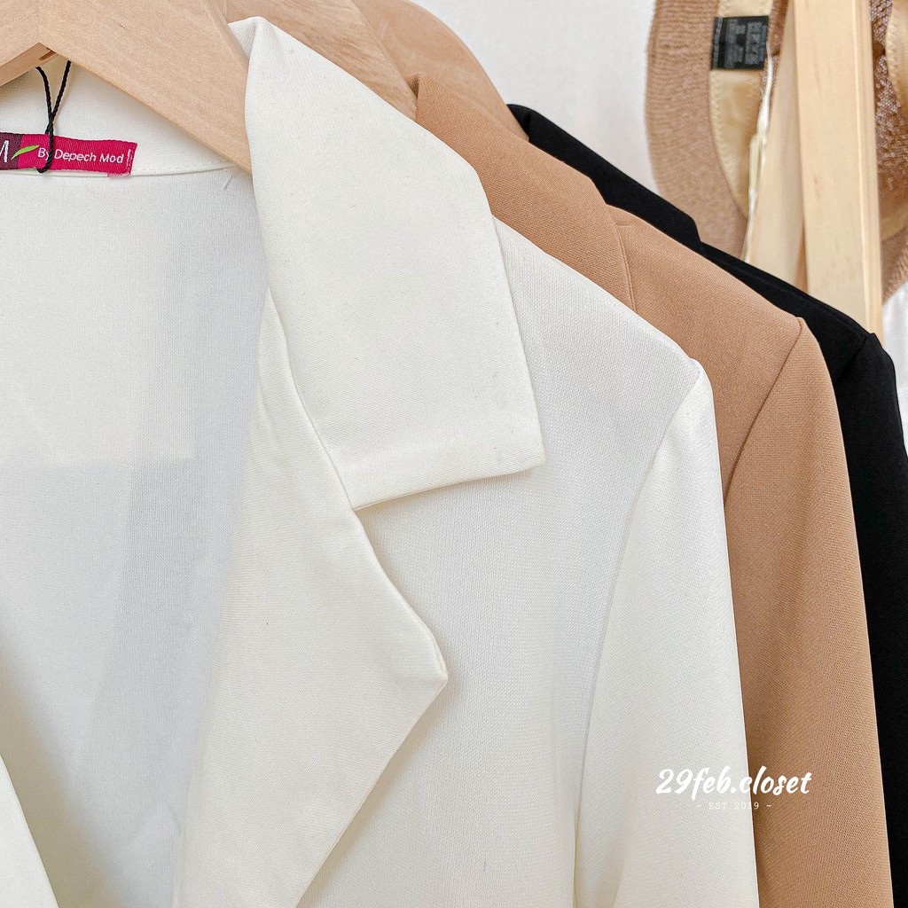 [Mã SKAMCLU7 giảm 10% tối đa 50K đơn 0Đ] Áo blazer trơn 4 khuy (Ảnh thật) | BigBuy360 - bigbuy360.vn