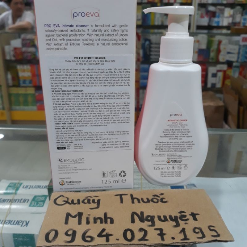 DUNG DỊCH VỆ SINH PHỤ NỮ PROEVA 125ML