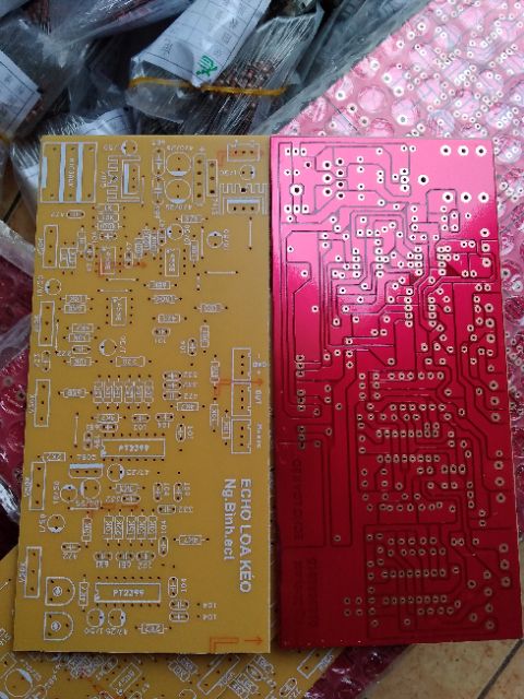 Bộ 4pcb echo reverb cho loa kéo.