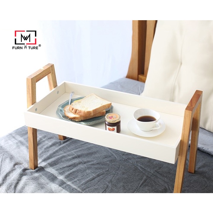 Khay kệ đa năng phong cách hàn quốc màu trắng thương hiệu MW FURNITURE - Nội thất trang trí