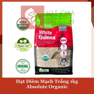Hạt Diêm Mạch Úc Trắng Hữu Cơ 1kg White Quinoa Absolute Organic