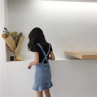 Váy yếm jean đuôi cá siêu xinh
