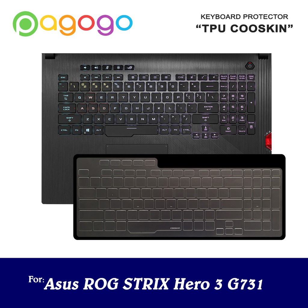 Miếng Dán Bảo Vệ Bàn Phím Cho Asus Rog Strix Hero Iii G731 G731gu