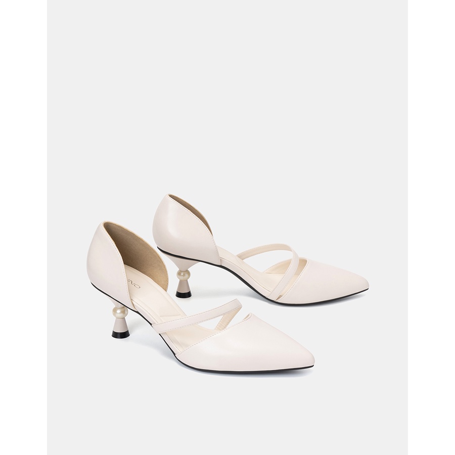 Giày Cao Gót 7cm Nữ Thời Trang JUNO Mũi Nhọn Mặt Giày Cut Out CG07129