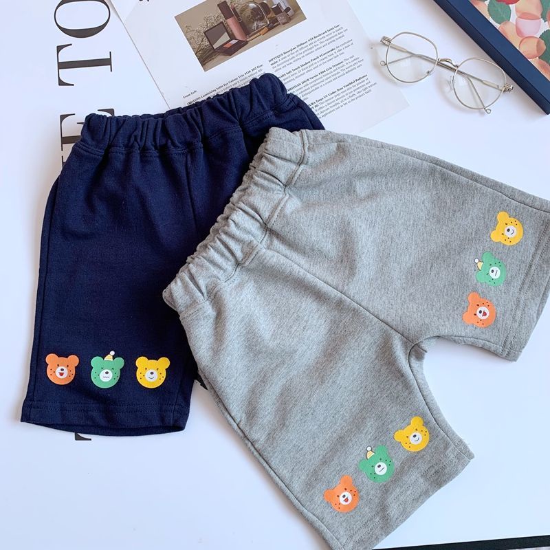 [Babycat Hàng Có Sẵn Bán Chạy Quần Short Cotton Mỏng Mùa Hè In Họa Tiết Hoạt Hình Phong Cách Nhật Hàn Thời Trang Mùa Hè Cho Bé Trai