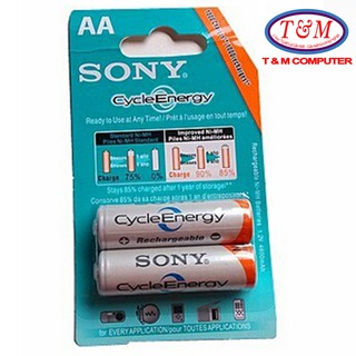 Pin Sạc Sony 2A - AA - 3A - AAA (1 vĩ 2 viên)