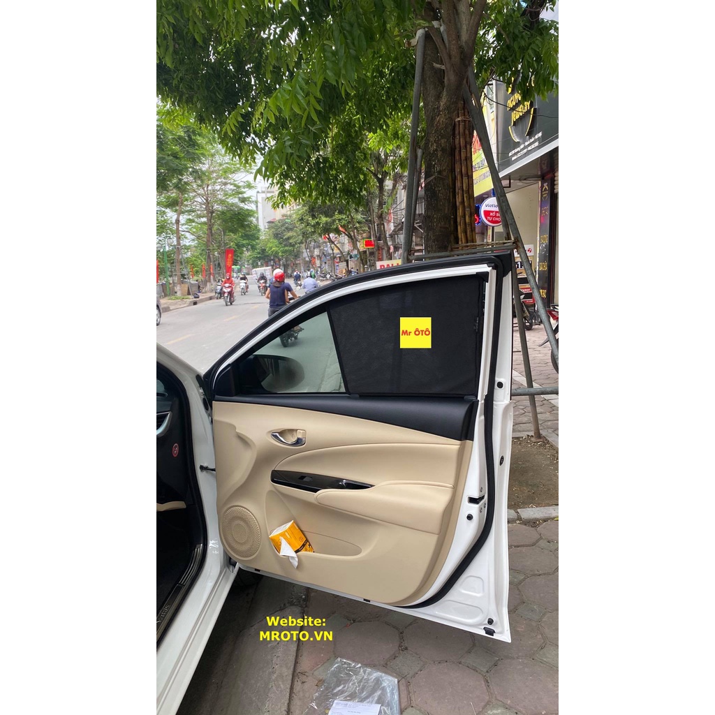 Rèm Che Nắng Xe Toyota Yaris 2019-2023 - chống UV - Loại 1 Mr Ô Tô - Bảo hành 2 năm
