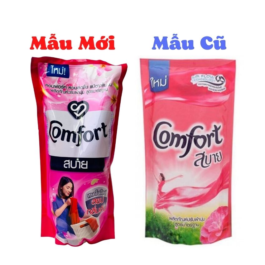 [Mẫu mới] Nước xả vải Comfort Thái Lan 580ml siêu thơm đậm đặc nhập khẩu trực tiếp từ Thái Lan