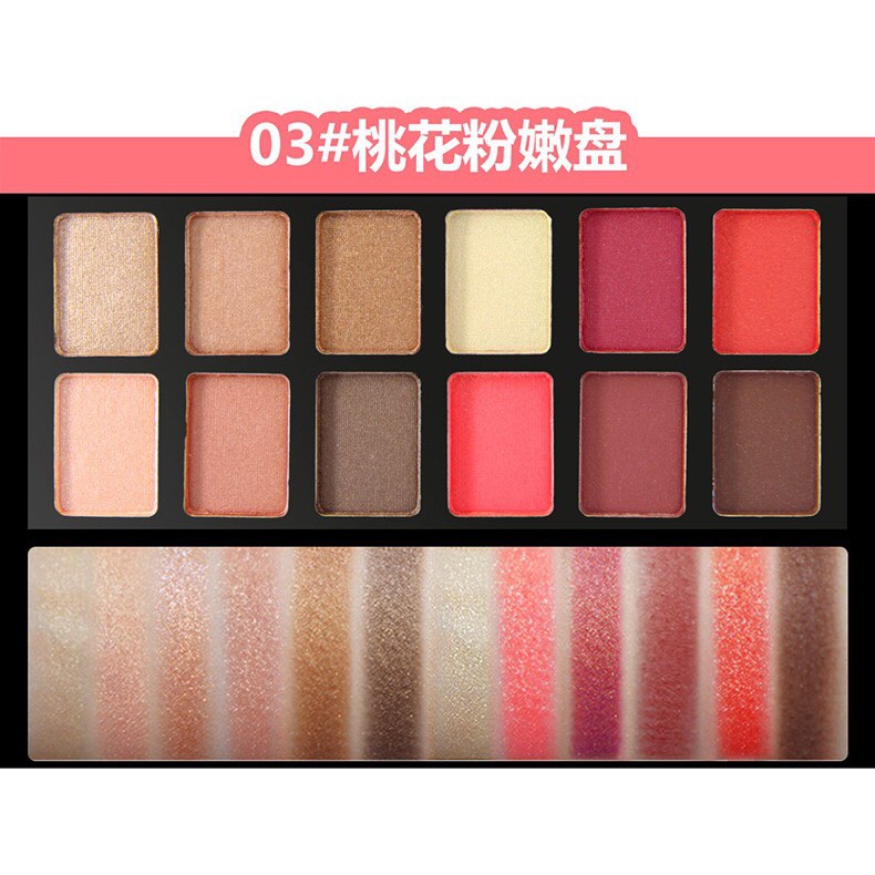 Phấn mắt 12 màu Novo Fashion eye shadow