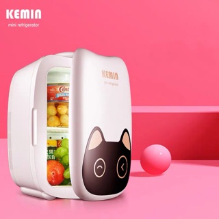 (SẴN) tủ lạnh mini kemin 6L để mỹ phẩm hoặc để sữa mẹ rất tiện dụng 021606 - video tự quay