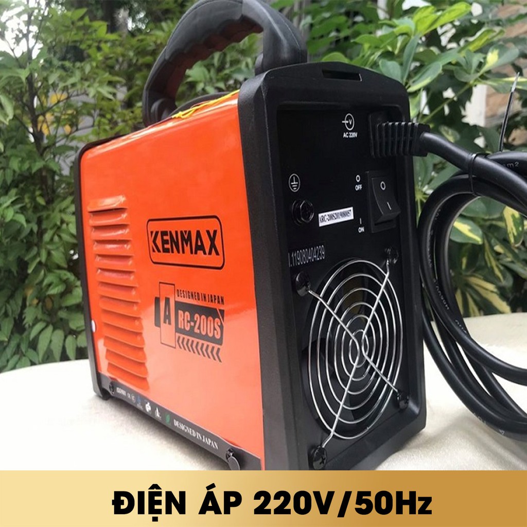 Máy hàn điện tử KENMAX ARC-200S phạm vi điều chỉnh dòng hàn 20A - 200A. Máy hàn đường kính 1.6-3.2mm-MOSACO
