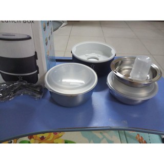 Hộp cơm hâm nóng cắm điện 3 tầng