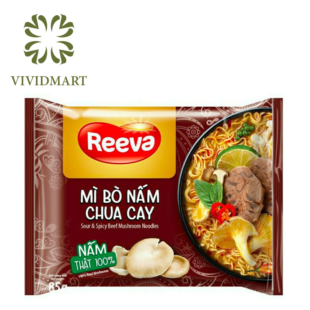 [Toàn quốc] MÌ REEVA 4 VỊ LẨU NẤM / LẨU BÒ NẤM CHUA CAY / LẨU NẤM HẢI SẢN / HẢI SẢN RONG BIỂN - GÓI 85g - UNIBEN | BigBuy360 - bigbuy360.vn
