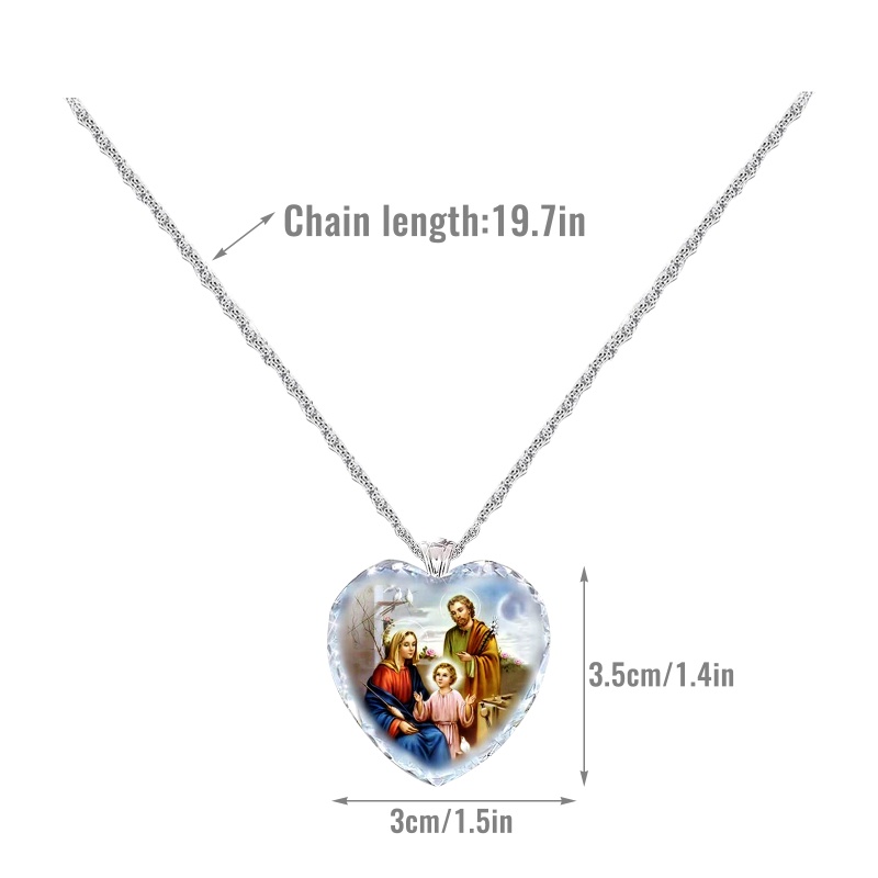 Vòng cổ Mặt Hình Trái Tim Phong Cách Cổ Điển Cho Nữ