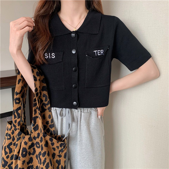 Áo Thun Tay Ngắn Cổ Búp Bê Thời Trang Mùa Hè 2022 Phong Cách Mới Cho Nữ