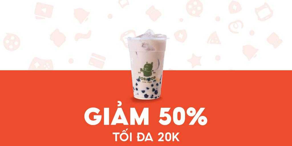 - Bobapop - Giảm 20K món Trà sữa 3Q