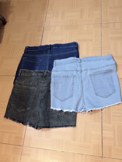 QUẦN SOOC JEAN TÚI NẮP