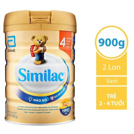 Sữa bột Similac HMO mẫu mới step 4 900g