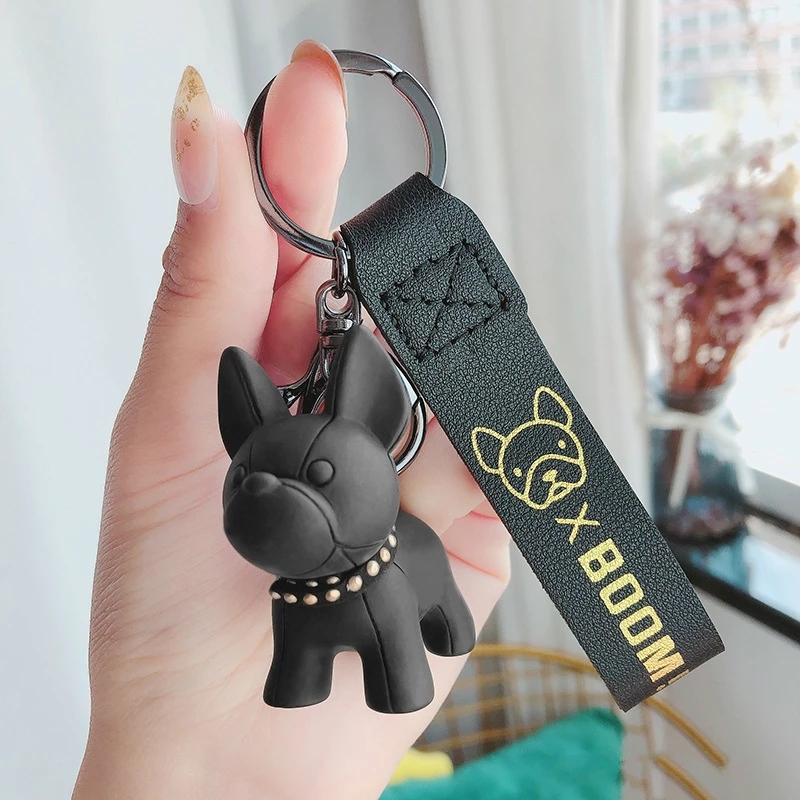 Móc Khóa Hình Chó Bull Cá Tính Dễ Thương