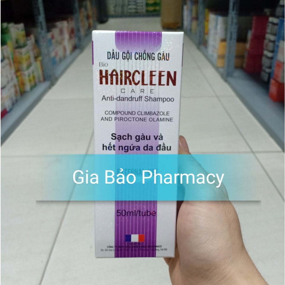 Dầu gội HAIRCLEEN 50ml chống gầu và giảm ngứa da đầu