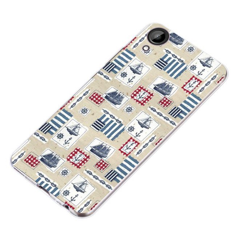 HTC Desire 530 630 650 626 820 828 830 825 Castle Soft Silicon TPU Case Cover