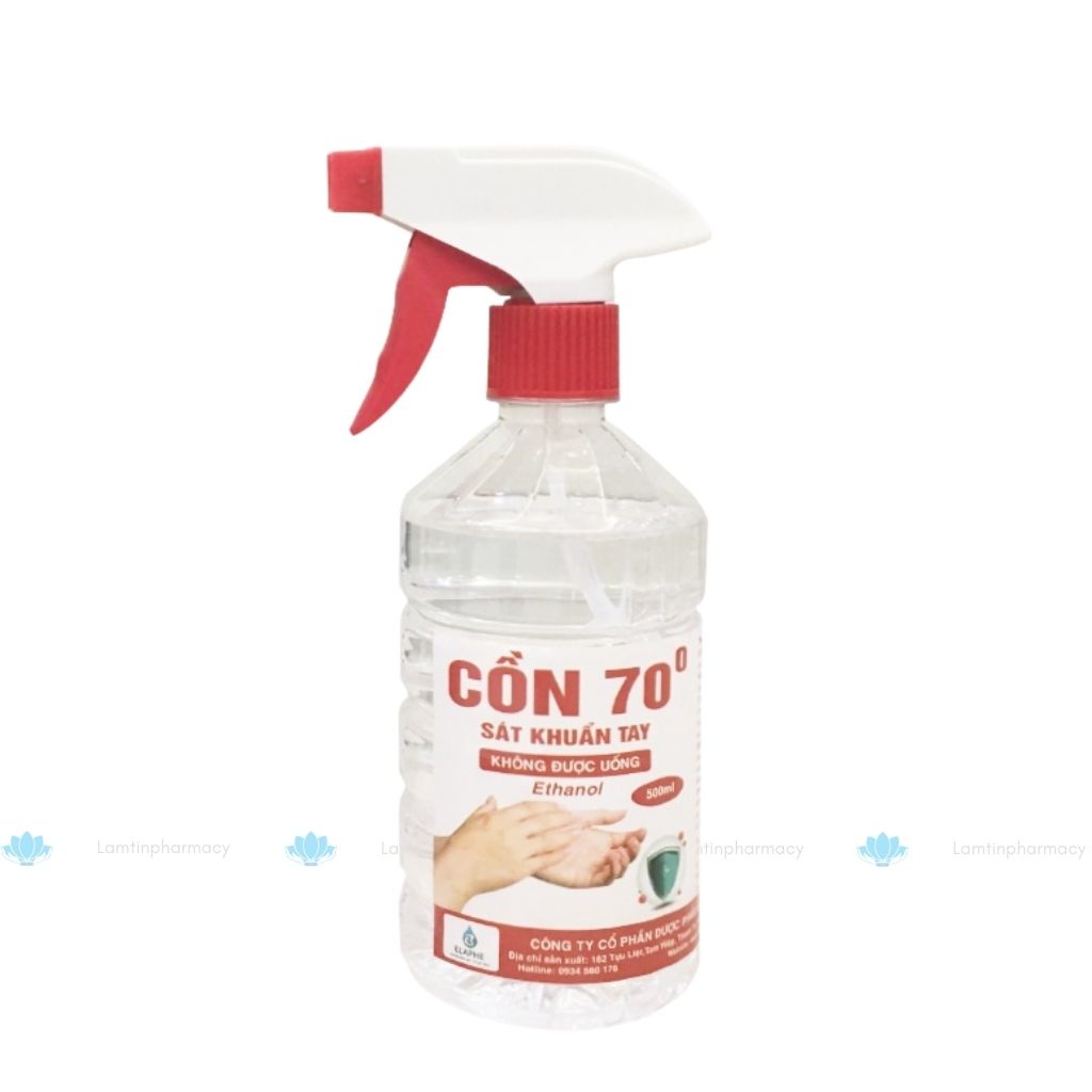 Cồn Xịt Sát Khuẩn 70 độ, Sát Khuẩn Tay, Đồ Dùng