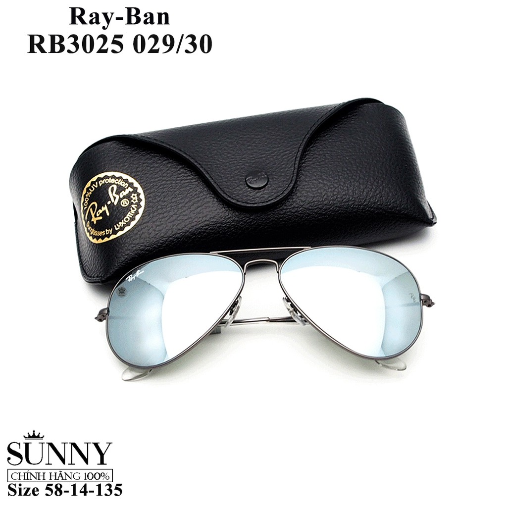 RB3025 - Kính mát Rayban chính hãng, bảo hành toàn quốc, thiết kế dễ đeo bảo vệ mắt