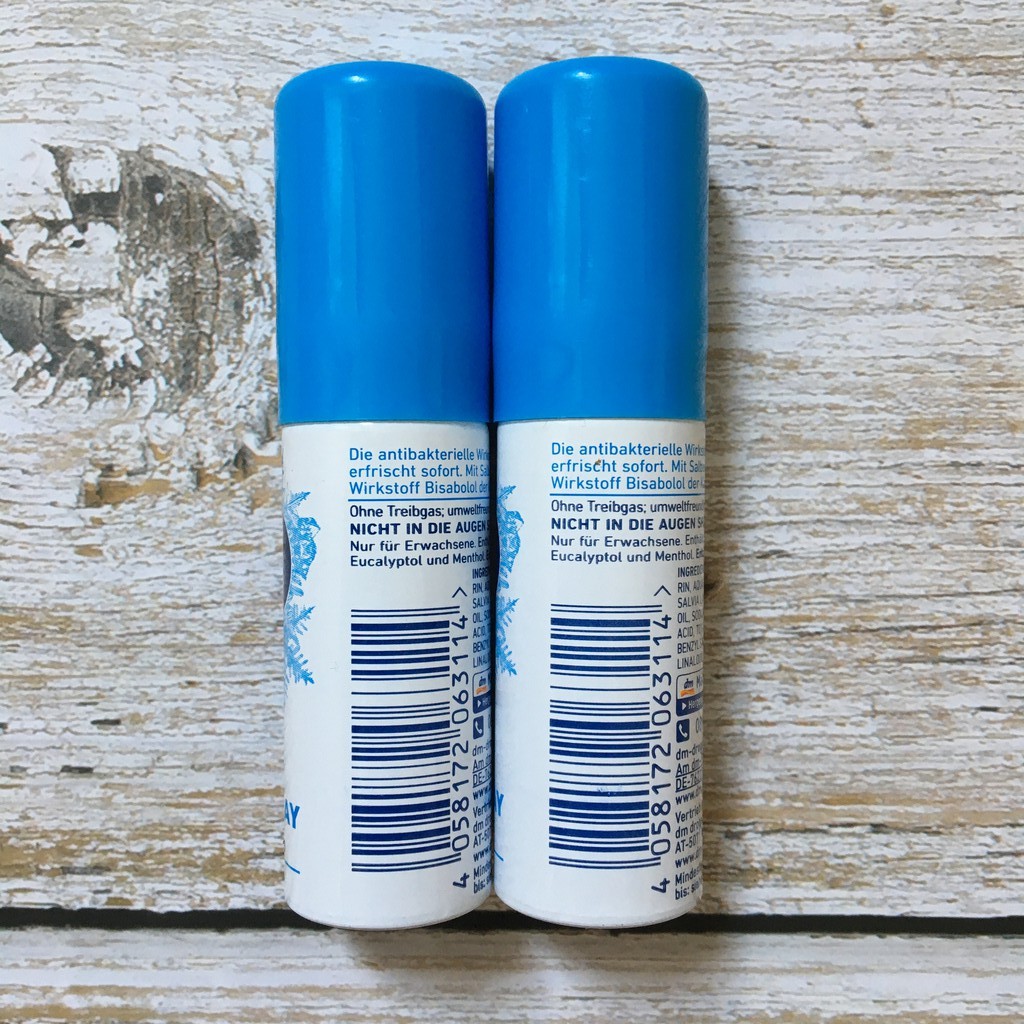 Xịt thơm miệng DONTODENT COOL FRESH MUNDSPRAY 15ml, giúp khử mùi, diệt khuẩn. Loại bỏ mùi hôi, giúp hơi thở thơm mát