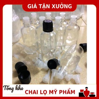 Lọ Chiết Serum ❤ Lọ đựng tinh dầu thủy tinh nắp Vặn đen nhỏ giọt 50ml,100ml , phụ kiện du lịch