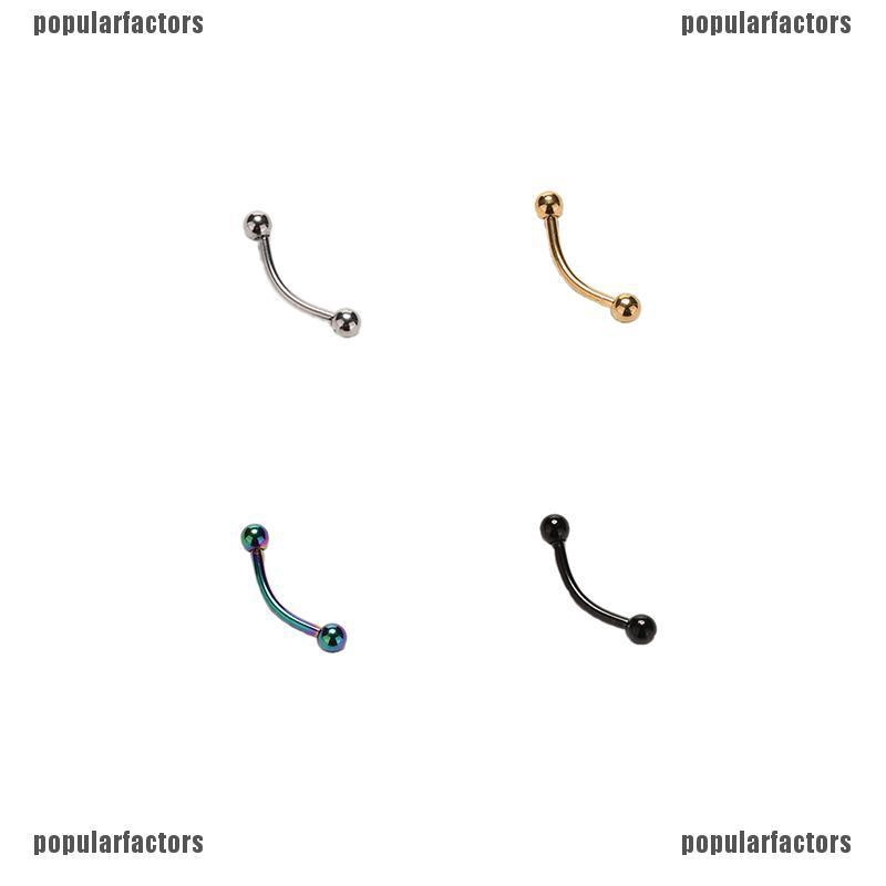 Khuyên Xỏ Lông Mày Cong Độc Đáo