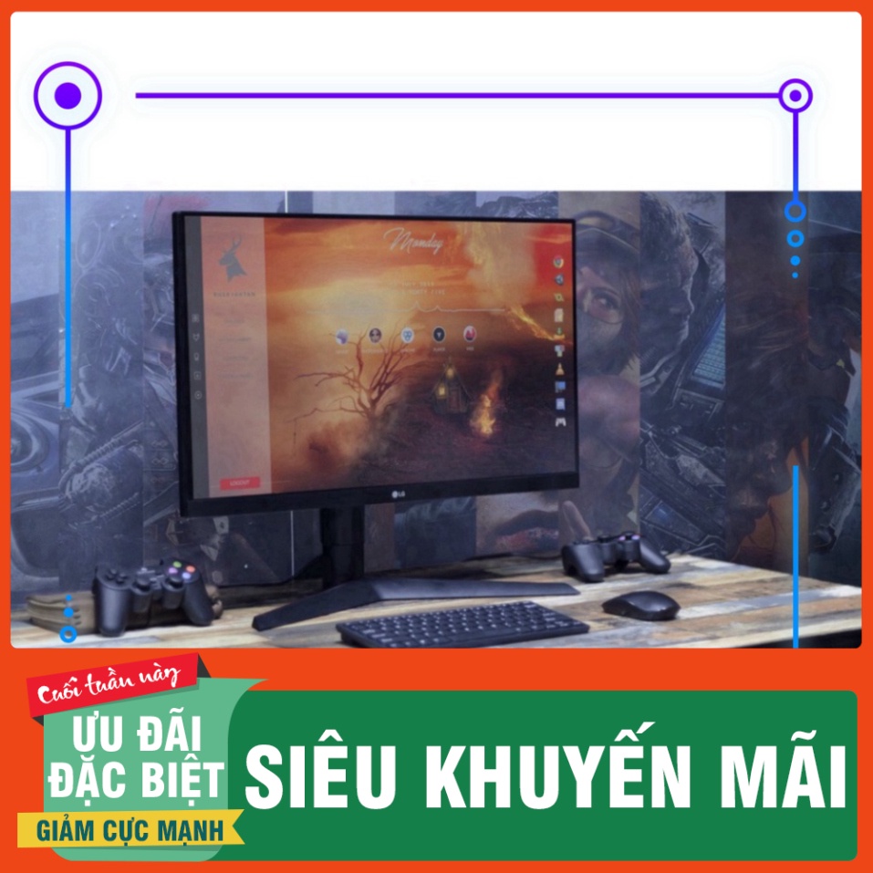 () Màn hình LG 27GL850 UltraGear™ 27" Nano IPS 2K 144Hz 1ms HDR G-Sync New 100% - Miễn phí lắp đặt