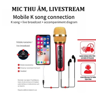 (loại 1) Mic thu âm hát karaoke livestream C11 bản nâng cấp âm thanh trong hay