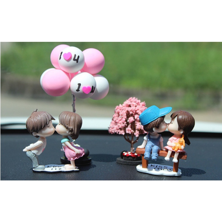 Set decor búp bê tình nhân trang trí taplo xe hơi cực xinh xắn- Dũng An Shop
