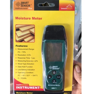 Đồng hồ đo độ ẩm gỗ moisture meter as971