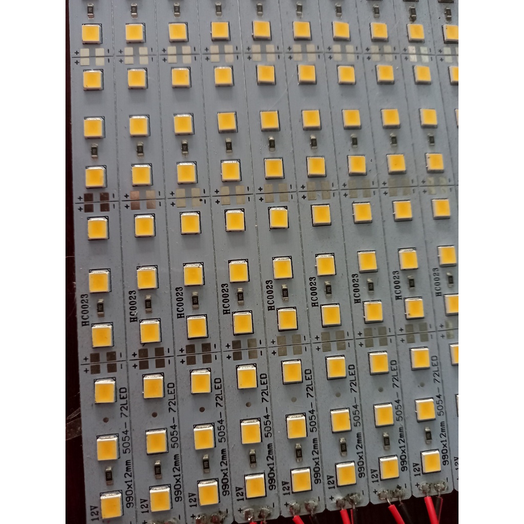 ⚡Rẻ Sập Sàn⚡ LED THANH 5054 VĨ 10 THANH DC 12V - 72 LED