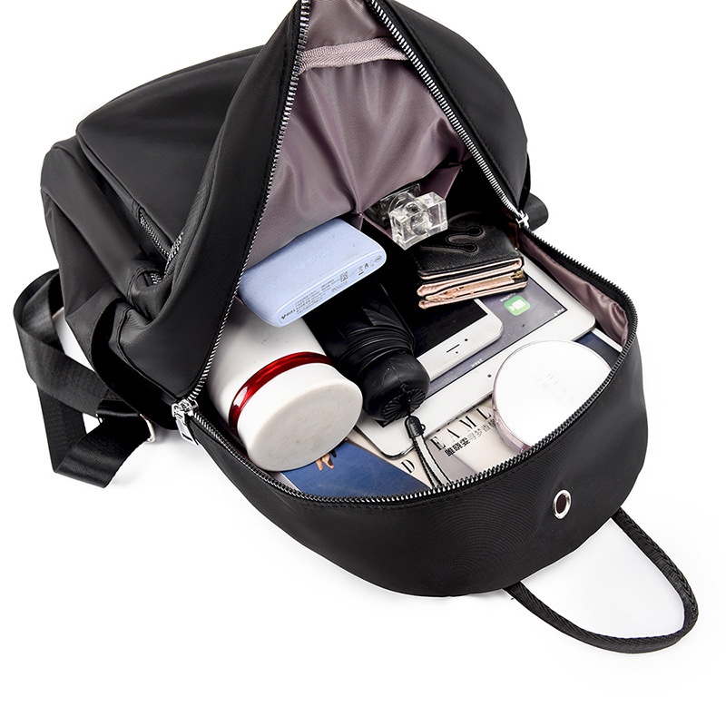 Balo Vải Oxford Cỡ Lớn Phong Cách Retro Cho Nữ Lưng