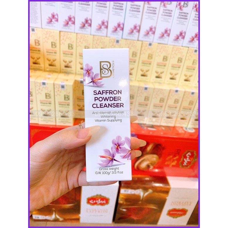 Saffron Powder Clean - Bột rửa mặt Saffron 3 In 1(Hàng chính hãng) | BigBuy360 - bigbuy360.vn