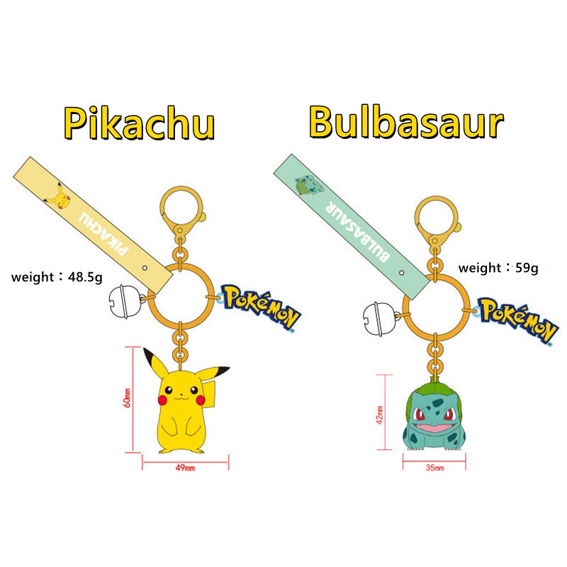 Móc Khóa Hình Pokemon Dễ Thương