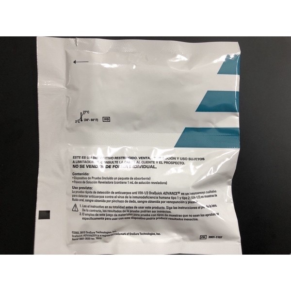 ✅ [CHE TÊN SẢN PHẨM] Bộ Kit Xét Nghiệm Nhanh HIV- OraQuick (USA) (Dịch Miệng), không cần lấy máu -VT0757